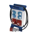 Produktbild: AS-Schwabe Stromverteiler 4xSchutzkontaktsteckdosen 2xCEE