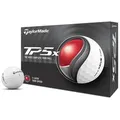 Produktbild: Taylor Made TP5x Golfbälle in weiß (12 Stück) 2025  - 12 Stück Golfbälle weiß