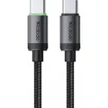 Produktbild: Mcdodo - Data Cable (CA-4410) - USB-C to USB-C, Nylon Braided, Aluminum Alloy, PD60W, 1m - Black (1 m, 60 W) (62486745)