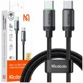 Produktbild: USB-C Kabel 60W 1m PD QC 4.0 LED Aluminium Schnellladekabel