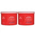 Produktbild: Wella Invigo Color Brilliance Coarse 2 x 500 ml Maske für kräftiges coloriertes