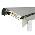 Produktbild: empasa Elektrische Gelenkarmmarkise 'Start Plus' Markise Sonnenmarkise Sonnenschutz, komplett vormontiert, Verschiedene Größen und Farben