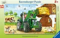 Produktbild: Ravensburger Kinderpuzzle - 06044 Traktor auf dem Bauernhof für Kinder, Puzzle