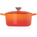 Produktbild: Le Creuset Signature Bräter Rund 22 Cm Ofenrot