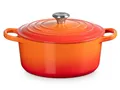 Produktbild: LE CREUSET Bräter Bräter Signature rund ofenrot 22cm, Emailliertes Gusseisen