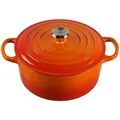 Produktbild: Le Creuset Signature Bräter rund 22 cm ofenrot