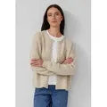 Produktbild: s.Oliver Cardigan Strickjacke Weiche Strickjacke aus Alpakamix beige XXXL (46)