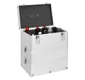Produktbild: vidaXL Kosmetikkoffer, Schminkkoffer 37x24x40 cm Silbern Aluminium