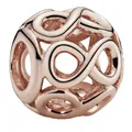 Produktbild: PANDORA Charm in Form von Unendlichkeits-Symbolen mit 14 Karat rosévergoldete Metalllegierung Moments Collection