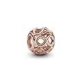 Produktbild: PANDORA Charm Anhänger Bead Vergoldetes Metall Unendlichkeits Symbol Rosé 781872
