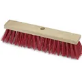 Produktbild: Straßenbesen Nölle Elaston glatt rot, mit Stielloch, 40 cm Straßenfeger, Flachholz mit Stielloch