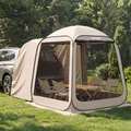 Produktbild: VEVOR Pop-Up-Zelt 182,88x182,88 cm Campingzelt für SUV-Heckklappe 4-6 Personen