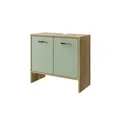 Produktbild: Waschbeckenunterschrank  Dieksee , grün , Maße (cm): B: 60,6 H: 54,3