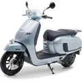 Produktbild: Burnout Motorroller QS125 C Silber, 125 ccm, 99 km/h, Euro 5, Klassisches Design, Keyless Go, Alarmanlage, USB Anschluss