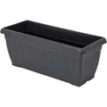 Produktbild: XXL Pflanzkasten TERRA - Kunststoff 60 x 25 x 24 cm - Farbe: anthrazit (klein / 60 cm) - Grau