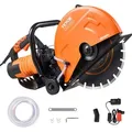 Produktbild: VEVOR Elektrobetonsäge, 356 mm, Leistung 2800 W, Schneidtiefe 127 mm, mit Wasserpumpe und Sägeblatt, geeignet für Stein und Ziegel.