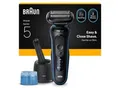 Produktbild: BRAUN Series 5 Elektrorasierer, SmartCare Center, 52-B7000cc Herrenrasierer (Akkubetrieb, 3 flexible Klingen, 2 Rasiermodi (Turbo-Modus und Standard-Modus), 4in1 SmartCare Center, kabellose Laufzeit bis zu 50 Min., 100% wasserdicht, hergestellt in Deutschl