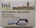 Produktbild: Seifendose / Kleinteiledose Edelstahl Basic Nature 12x9,5x4