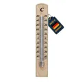 Produktbild: TFA Dostmann Analog Innenthermometer Buchenholz hohe Genauigkeit braun