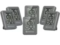 Produktbild: BRESSER Hygrometer ClimaTemp Indicator 6er Set grau