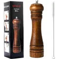 Produktbild: Pfeffermühle Holz Gewürzmühle Salz Pfeffer Set Keramik Mahlwerk 8 Zoll
