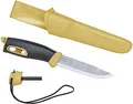 Produktbild: Morakniv Companion Spark - Camper/scout - Absetzpunkt - Edelstahl - Gelb - 1 Werkzeug - 22,3 cm