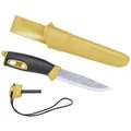 Produktbild: Morakniv Jagdmesser Companion Spark 13573, mit Feuerstarter, gelb, Klinge feststehend
