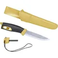 Produktbild: MoraKniv Companion-Spark 13573 Outdoormesser mit Messerscheide, mit Feuerstarter Gelb