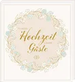 Produktbild: Unsere Hochzeit – Unsere Gäste: Hochzeitsgästebuch mit Fragen zum Ausfüllen, Platz für Fotos und Stickerbogen | Besonderes Album und wertiges Hochzeitsgeschenk für unvergessliche Erinnerungen