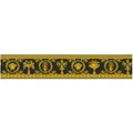 Produktbild: PROFHOME 343051-GU Exklusive Luxus Tapete Barock Matt Gold Gelb Schwarz 0,45 m2 0,09 m x 5,00 m 0,45 m2 Gold