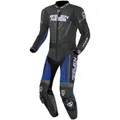 Produktbild: Arlen Ness Edge 2-Teiler Motorrad Lederkombi, schwarz-grau-blau, Größe 50 für Männer