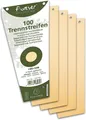Produktbild: EXACOMPTA Trennstreifen trapezförmig Karton 240 x 105 mm chamois 100 Stück