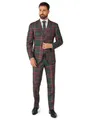 Produktbild: Opposuits Partyanzug Mixed Mesh Kostüm Anzug - für Weihnachten Karneval, It's a mesh: Karierter Anzug im Old English Style