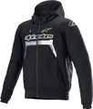 Produktbild: Alpinestars Chrome Ignition Hoodie Black/Yellow Fluorescent 2XL Textiljacke