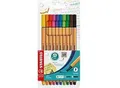 Produktbild: STABILO point 88 Fineliner 0,4 mm Nadelspitze Farbig sortiert 10 Stück