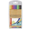Produktbild: STABILO Fineliner STABILO point 88 8810 Fineliner Rot, Blau, Grün, Schwarz, Gelb, Orange