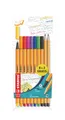 Produktbild: Stabilo Fineliner 10er Pack - 8 Standardfarben 0,4 mm 2Bleistifte 1er Pack