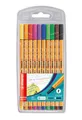 Produktbild: Point 88 Tintenfeinschreiber, 10er-Etui [Stabilo 8810] 10 Farben im Etui, 0,4 mm