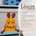 Produktbild: Lifeney Aufbewahrungsbox mit Deckel DieMaus Gesicht 833302