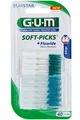 Produktbild: GUM SOFT-PICKS Large DOPPELPACK (2x 40 Stück) - Weiche, latex- und silikonfreie Gummiborsten - Metallfreie Technologie - Fluorid - Für unterwegs - Gut für Implantate und KFO