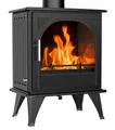 Produktbild: EEK A Gusskaminofen Z0827, externe Zuluft, Holz&Kohle + dauerbrandf. – 8 kW