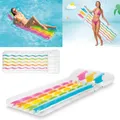 Produktbild: Intex Luftmatratze Regenbogen - Badeinsel Lounge Rainbow Mat Wasserliege