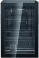 Produktbild: Bomann KSG 7290 Glastür-Kühlschrank, 54 cm breit, 115 Liter, Raum für 178 Dosen à 330 ml, schwarz (772900)