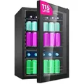 Produktbild: KSG7290 115 l / 115 l Tischkühlschrank EEK: E 66 kWh Jahr  (Schwarz)