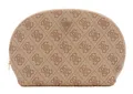 Produktbild: GUESS Zamira Dome Cosmetic Pouch Utensilientasche Tasche Latte Logo hellbraun