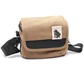 Produktbild: vhbw Kamera-Tasche kompatibel mit Panasonic Lumix DC-TZ91, DMC-FZ1000, DMC-FZ2000, DMC-FZ300 Canvas braun, grau