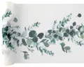 Produktbild: Voile-Tischläufer Eukalyptus 3m x 30cm Kommunion Konfirmation Firmung Hochzeit