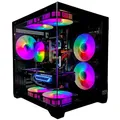 Produktbild: Gaming PC Phantom Black | NVIDIA RTX 3050 | SSD | Intel XEON 10 Kerner | RGB Lüfter mit Fernbedienung | Luftkühlung | 700W | WLAN 5 | Windows 11 (16GB RAM 240GB SSD)