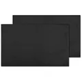 Produktbild: Bestlivings 2er Set Tischsets Platzset Tischuntersetzer Platzdeckchen Tischdeko Tischmatte Essensunterlage Maße 30x45 cm, Farbe: schwarz - Jet Black