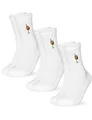 Produktbild: Occulto Damen & Herren Motiv Tennissocken 3er Pack (Modell: Robin), Statement Tennis Socken Sprizz 43-46
